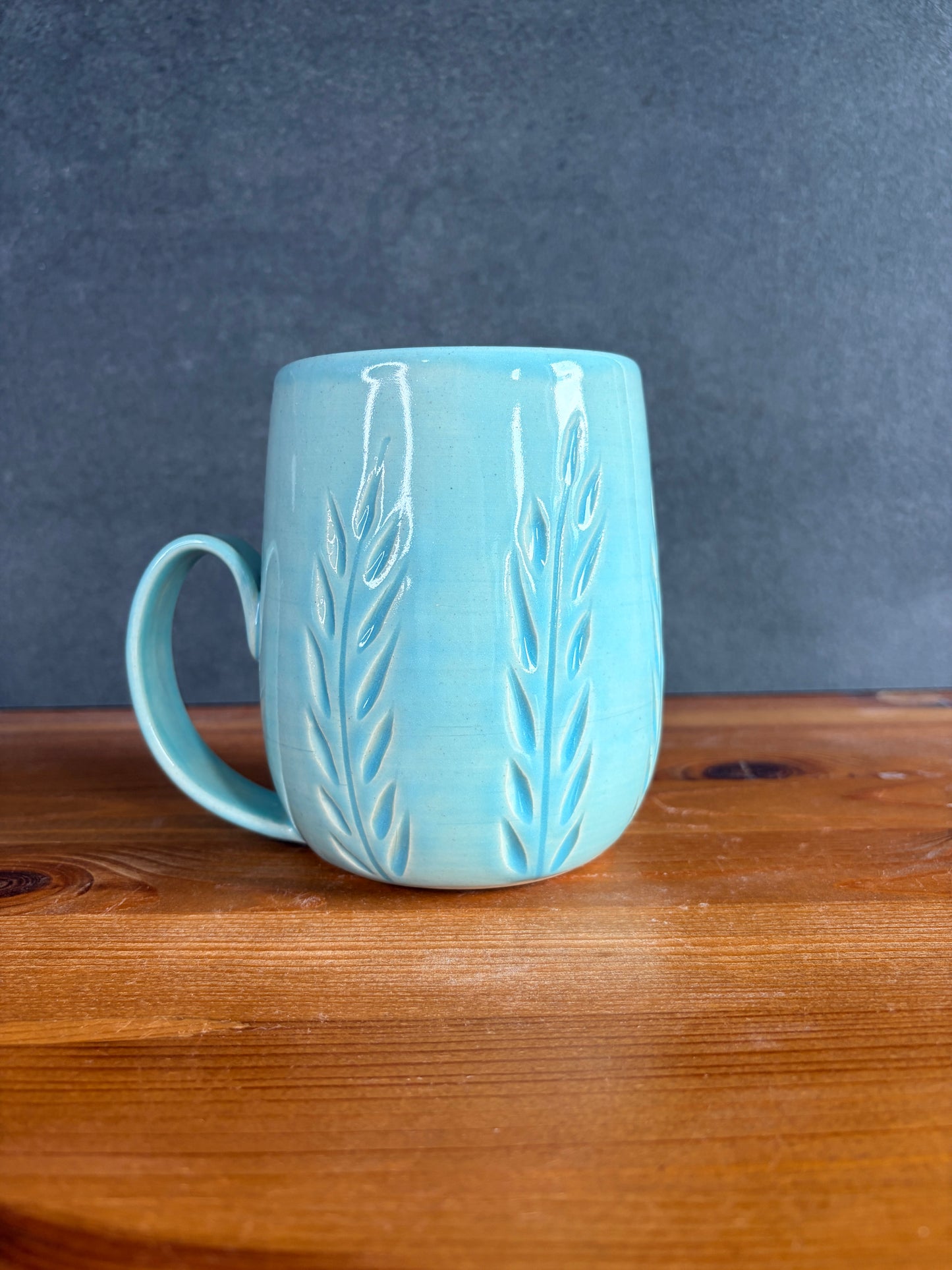 Turquoise Leaf motif