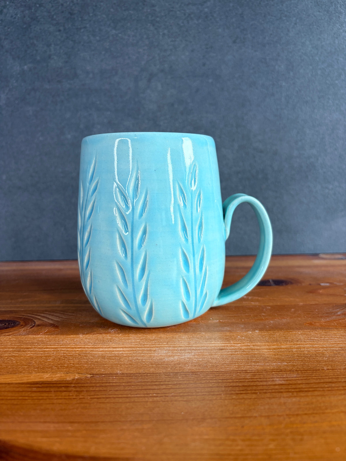 Turquoise Leaf motif