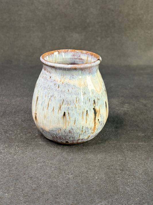 Birch bark bud vase