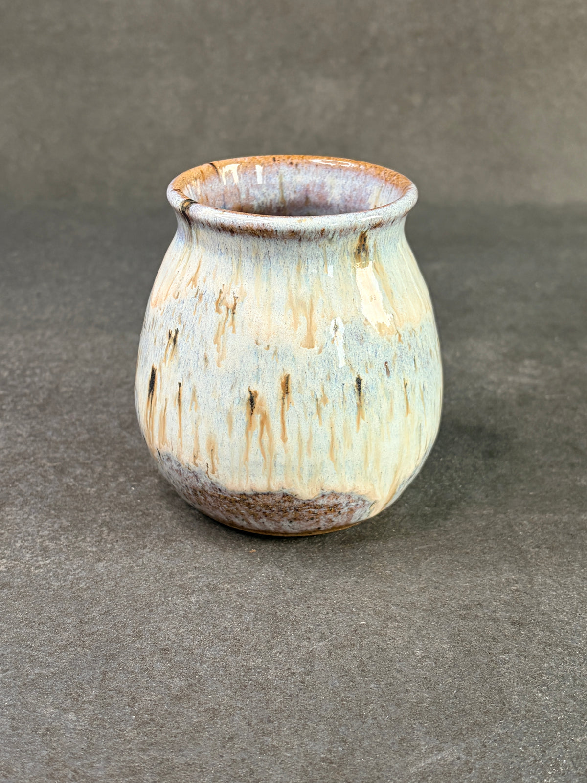 Birch bark bud vase